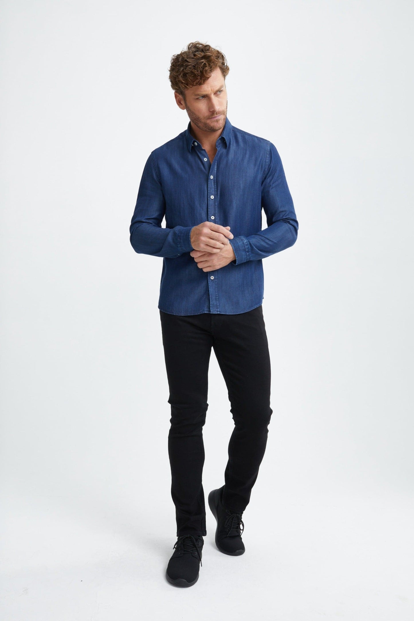 Indigo Tencel® Denim Shirt