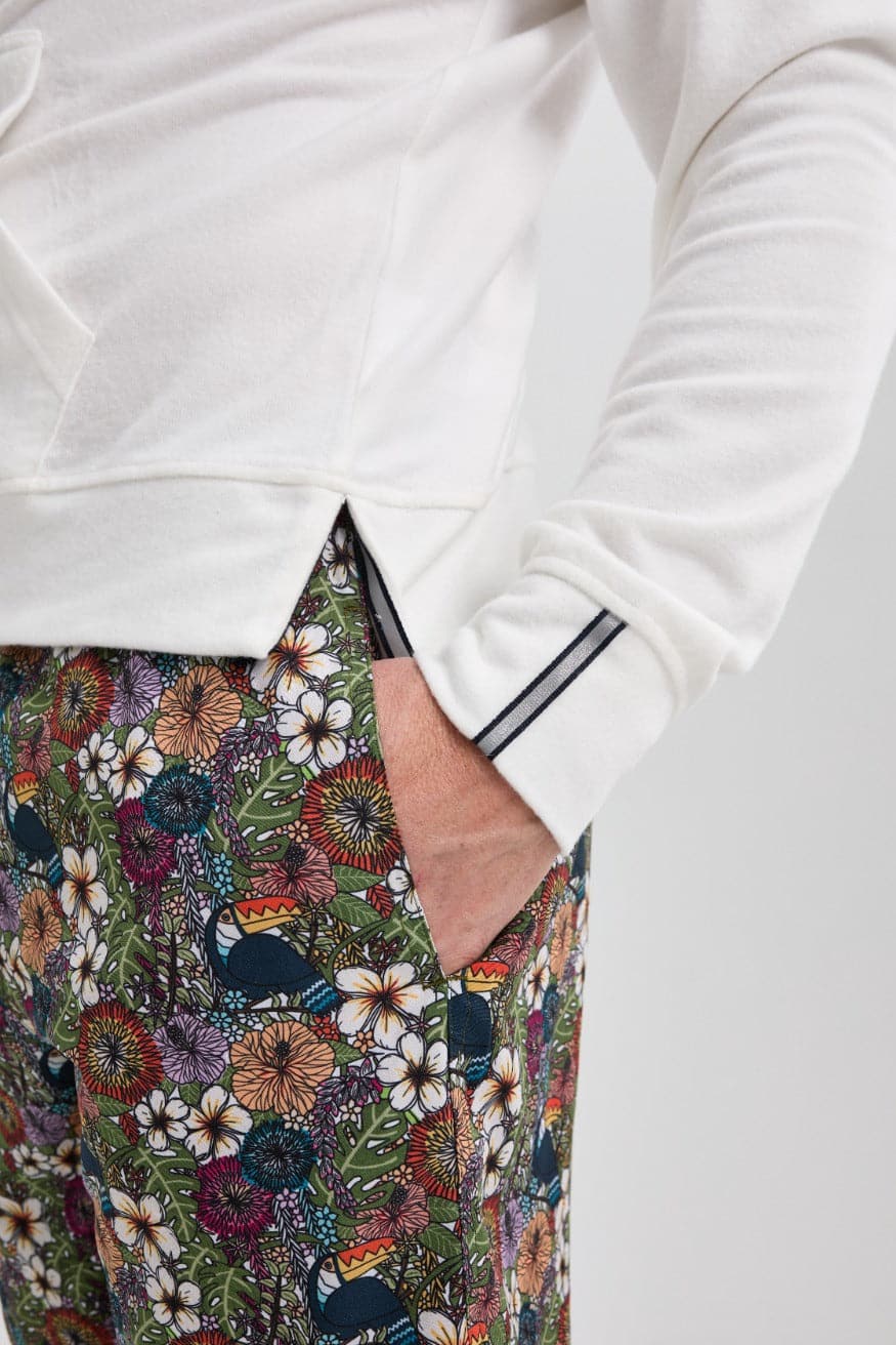 Green Jungle Print Swimshort