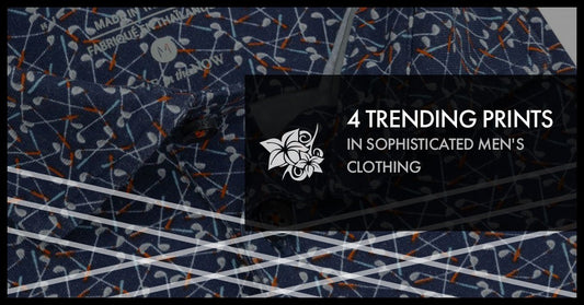 4 Trending Prints In Sophisticated Men's Clothing-Stone Rose