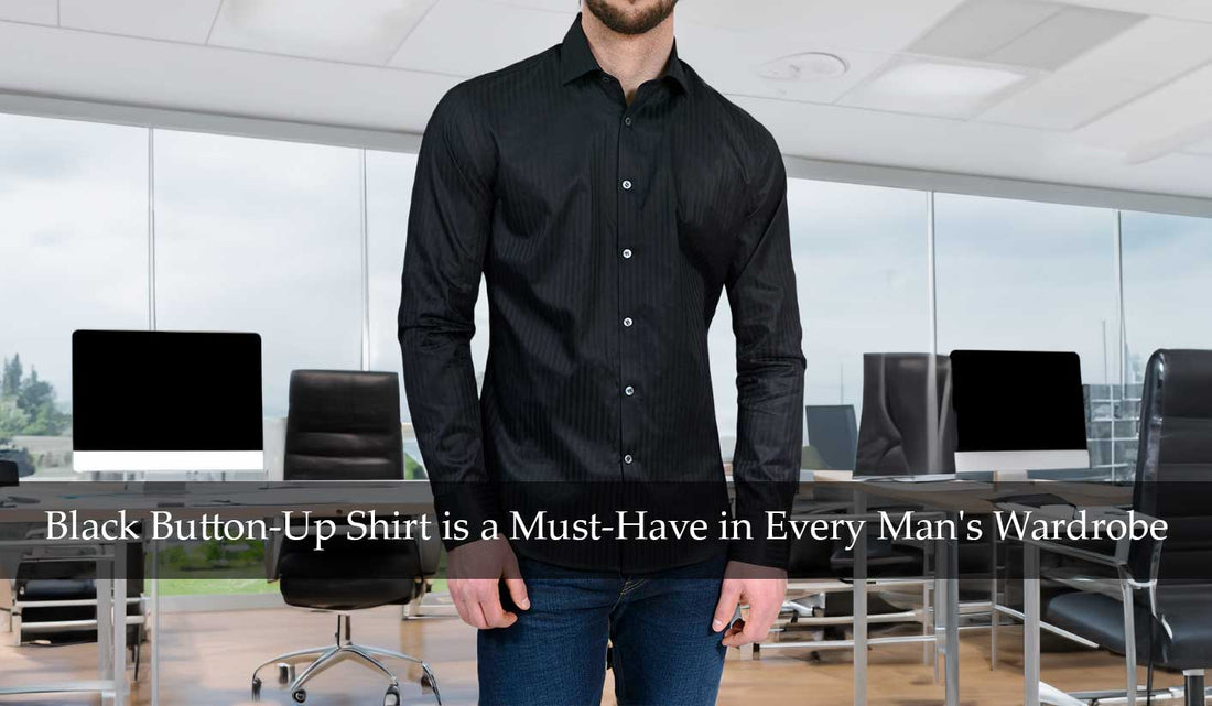 Black Long Sleeve Button-Up Shirts : A Must-Have in Every Man's Wardrobe?