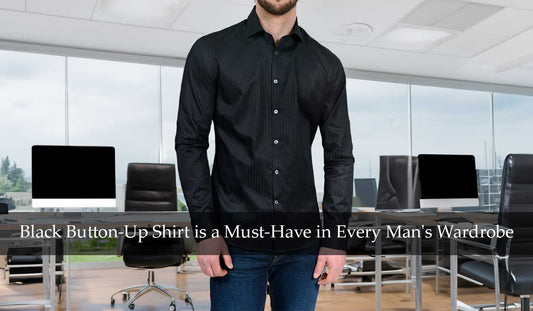 Black Long Sleeve Button-Up Shirts : A Must-Have in Every Man's Wardrobe?