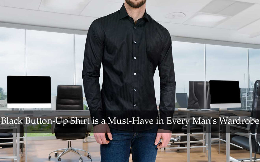 Black Long Sleeve Button-Up Shirts : A Must-Have in Every Man's Wardrobe?