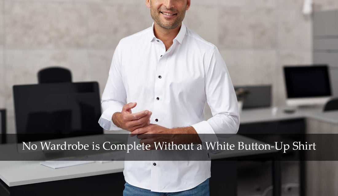Is Your Wardrobe Complete Without a White Long Sleeve Button-Up Shirt?