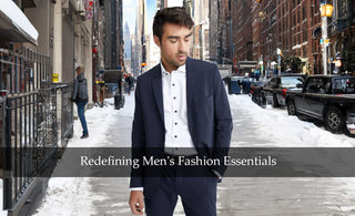 The Navy Stretch Performance Blazer: Redefining Men's Fashion Essentials