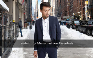 The Navy Stretch Performance Blazer: Redefining Men's Fashion Essentials