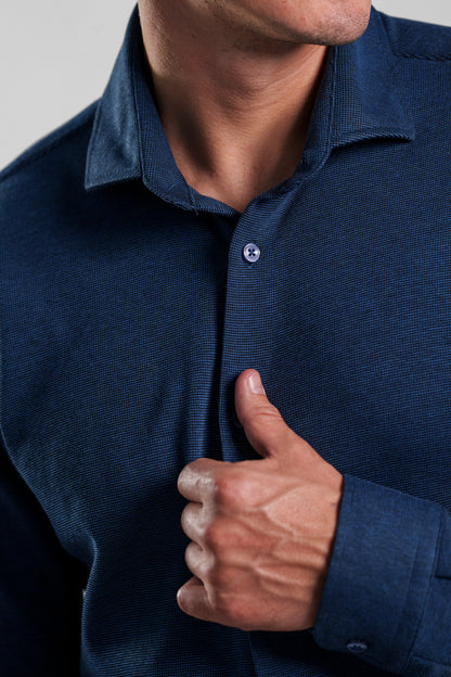 ORIGIN - Navy Long Sleeve T-Series Shirt