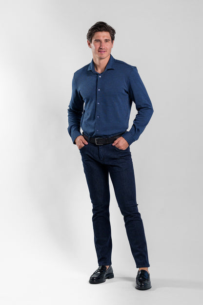 ORIGIN - Navy Long Sleeve T-Series Shirt