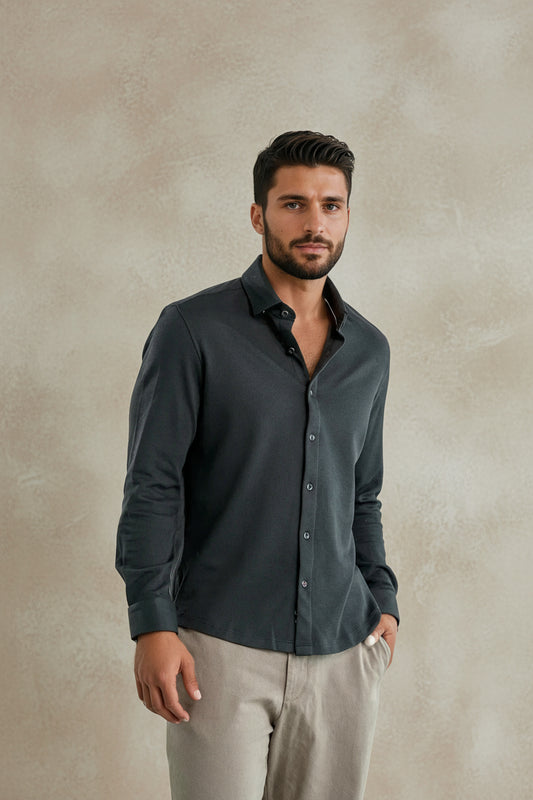 ORIGIN - Faded Black Long Sleeve Shirt