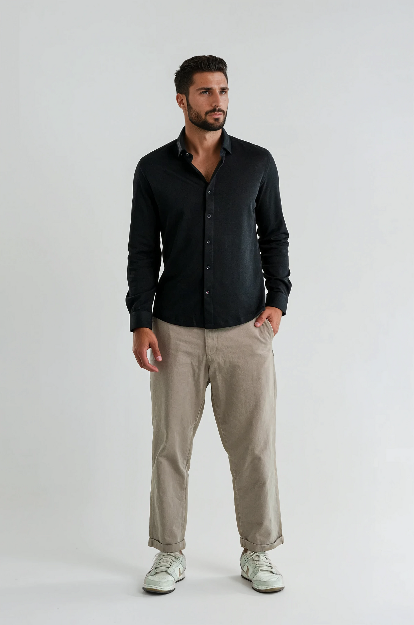 ORIGIN – Black Long Sleeve Shirt