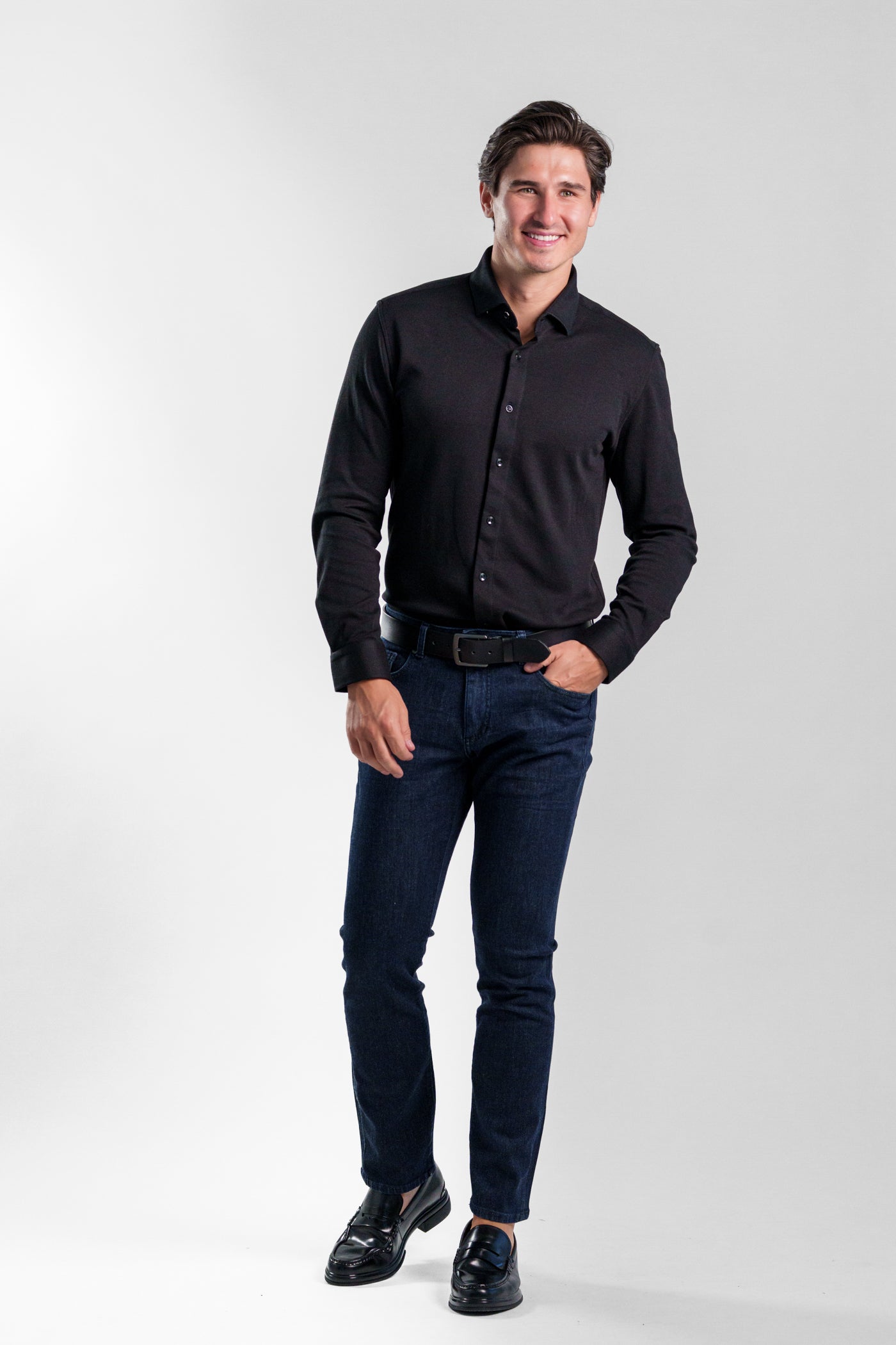 ORIGIN – Black Long Sleeve Shirt