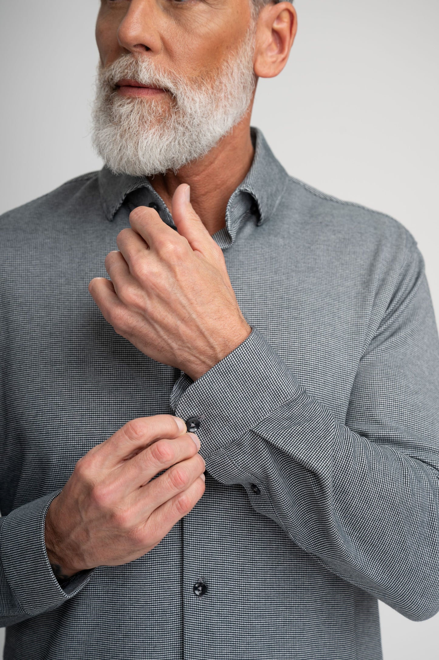 ORIGIN - Grey Long Sleeve Shirt