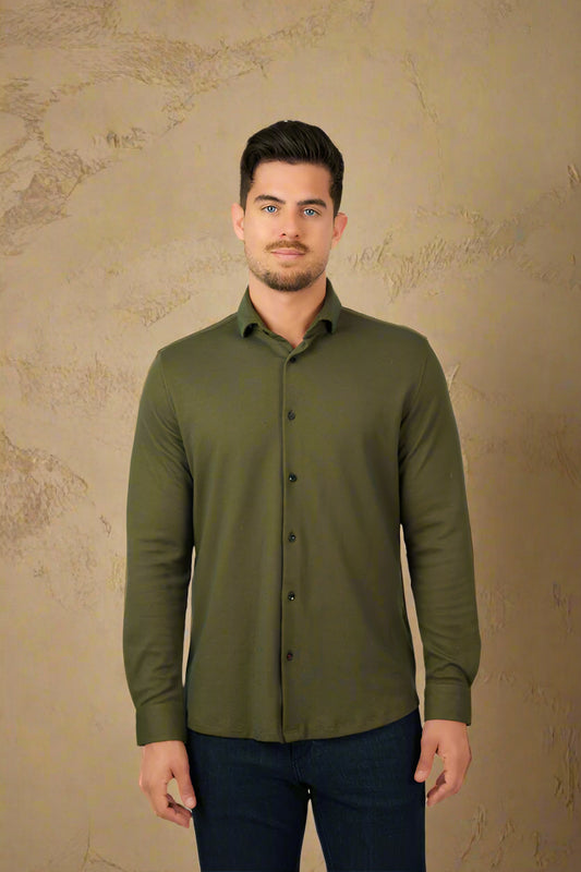 ORIGIN - Olive Long Sleeve Shirt