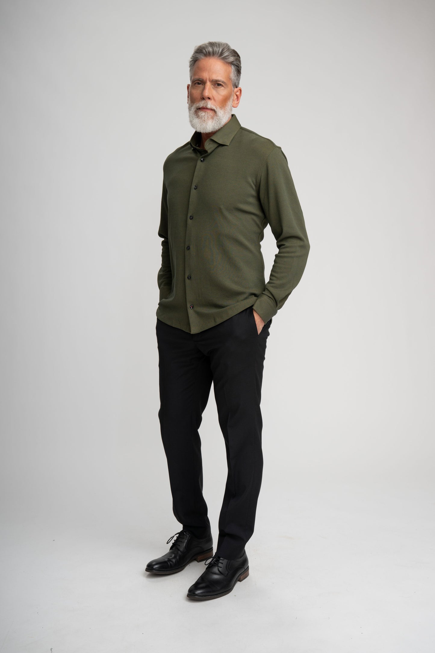 ORIGIN - Olive Long Sleeve Shirt