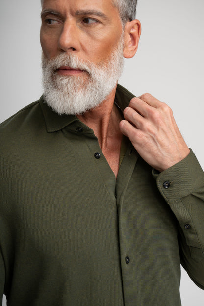 ORIGIN - Olive Long Sleeve Shirt