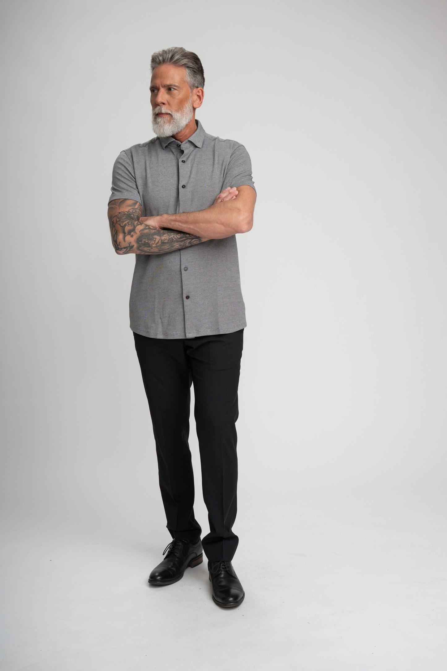 ORIGIN - Grey Short Sleeve Shirt