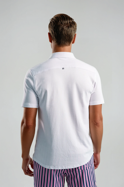 ORIGIN - White Short Sleeve T-Series Shirt