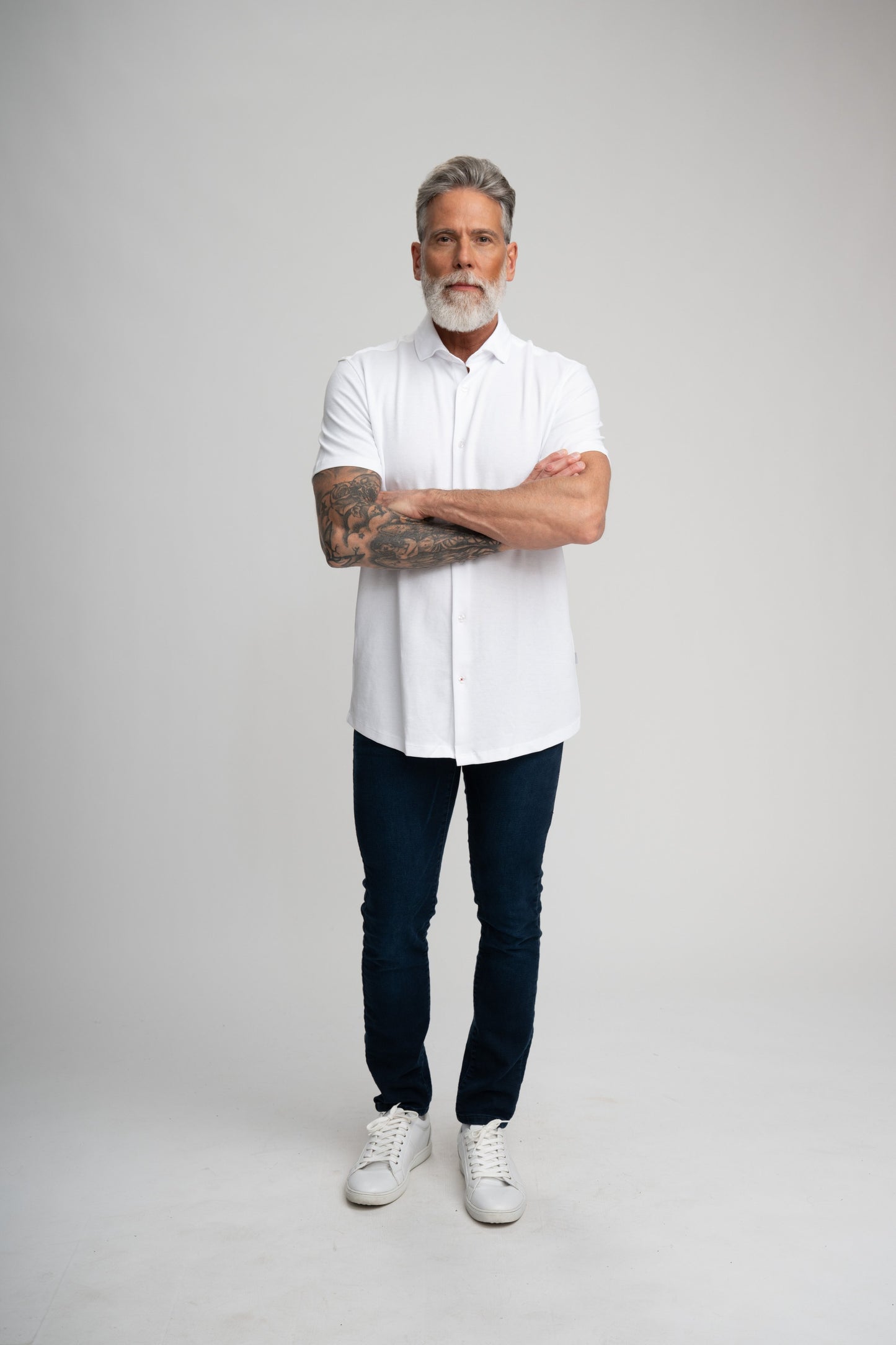 ORIGIN - White Short Sleeve T-Series Shirt