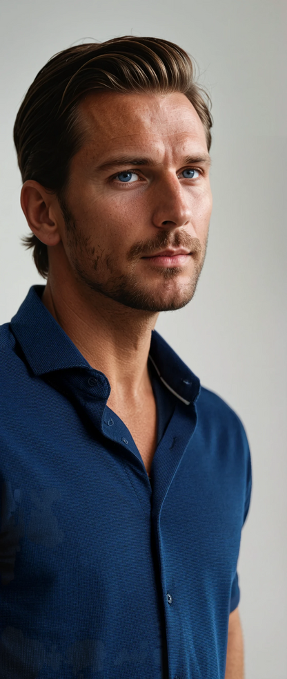 ORIGIN - Navy Short Sleeve T-Series Shirt