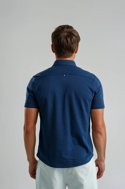 ORIGIN - Navy Short Sleeve T-Series Shirt