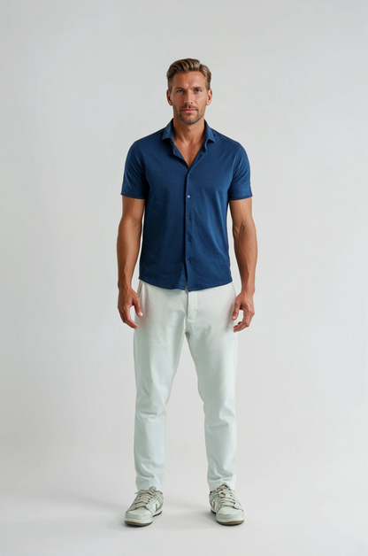 ORIGIN - Navy Short Sleeve T-Series Shirt