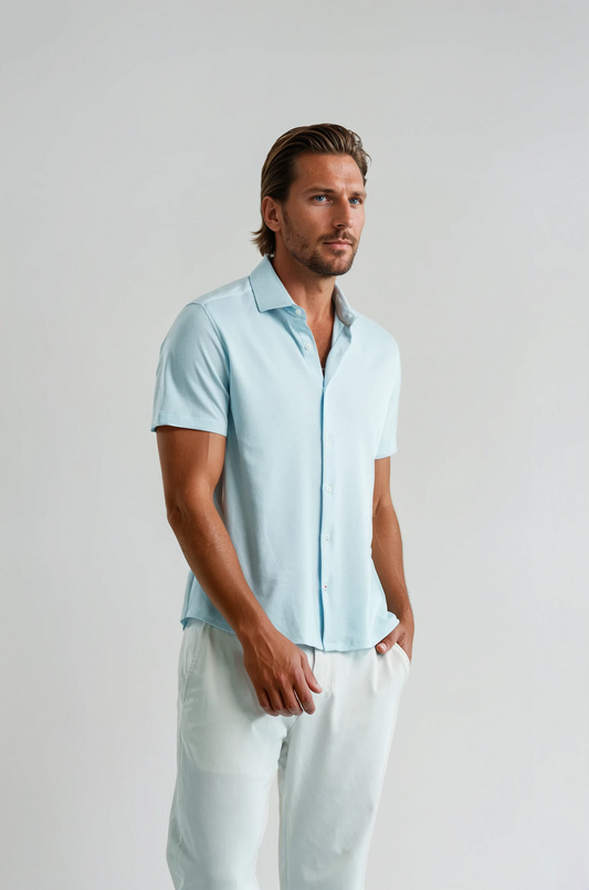 ORIGIN - Light Blue Short Sleeve T-Series Shirt