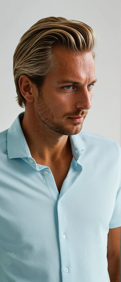 ORIGIN - Light Blue Short Sleeve T-Series Shirt