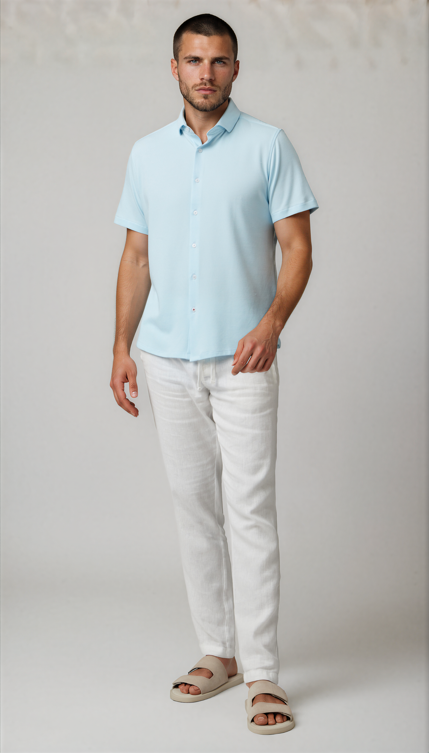 ORIGIN - Light Blue Short Sleeve T-Series Shirt