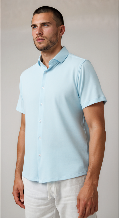 ORIGIN - Light Blue Short Sleeve T-Series Shirt