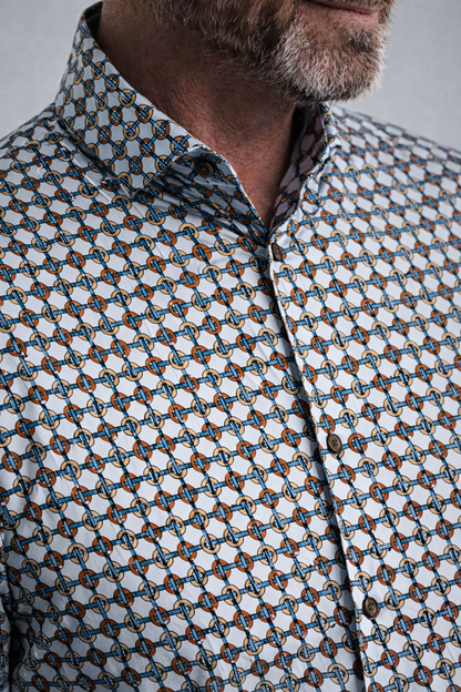 NOVA - Light Blue Rings and Ropes Shirt
