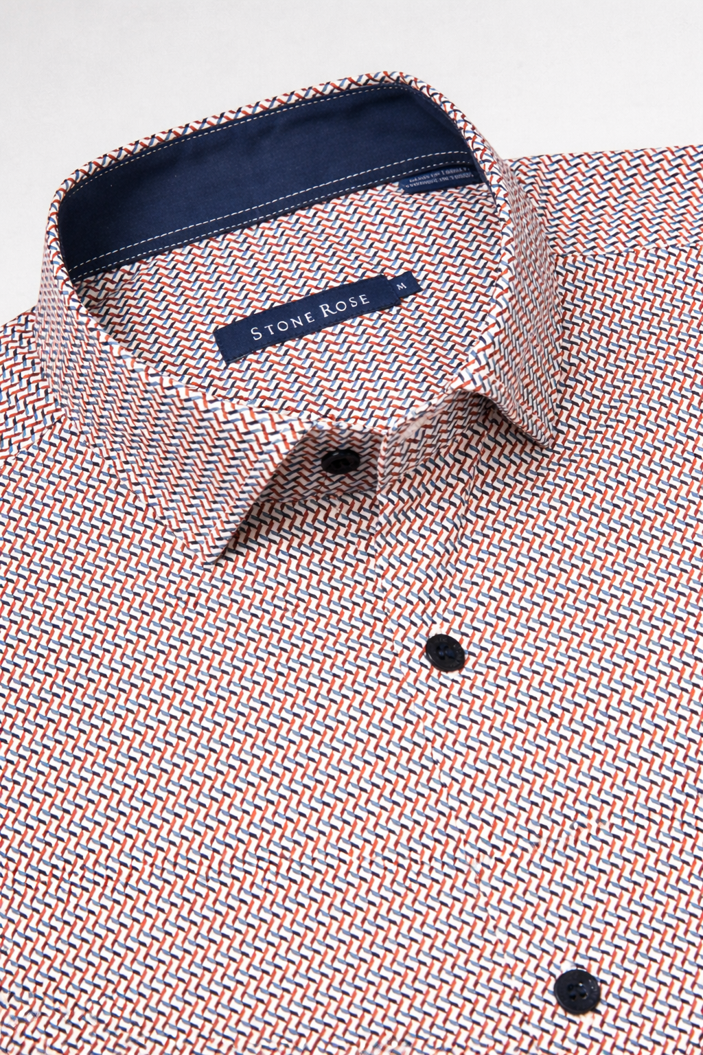 NOVA - Medium Orange Micro Weave Shirt