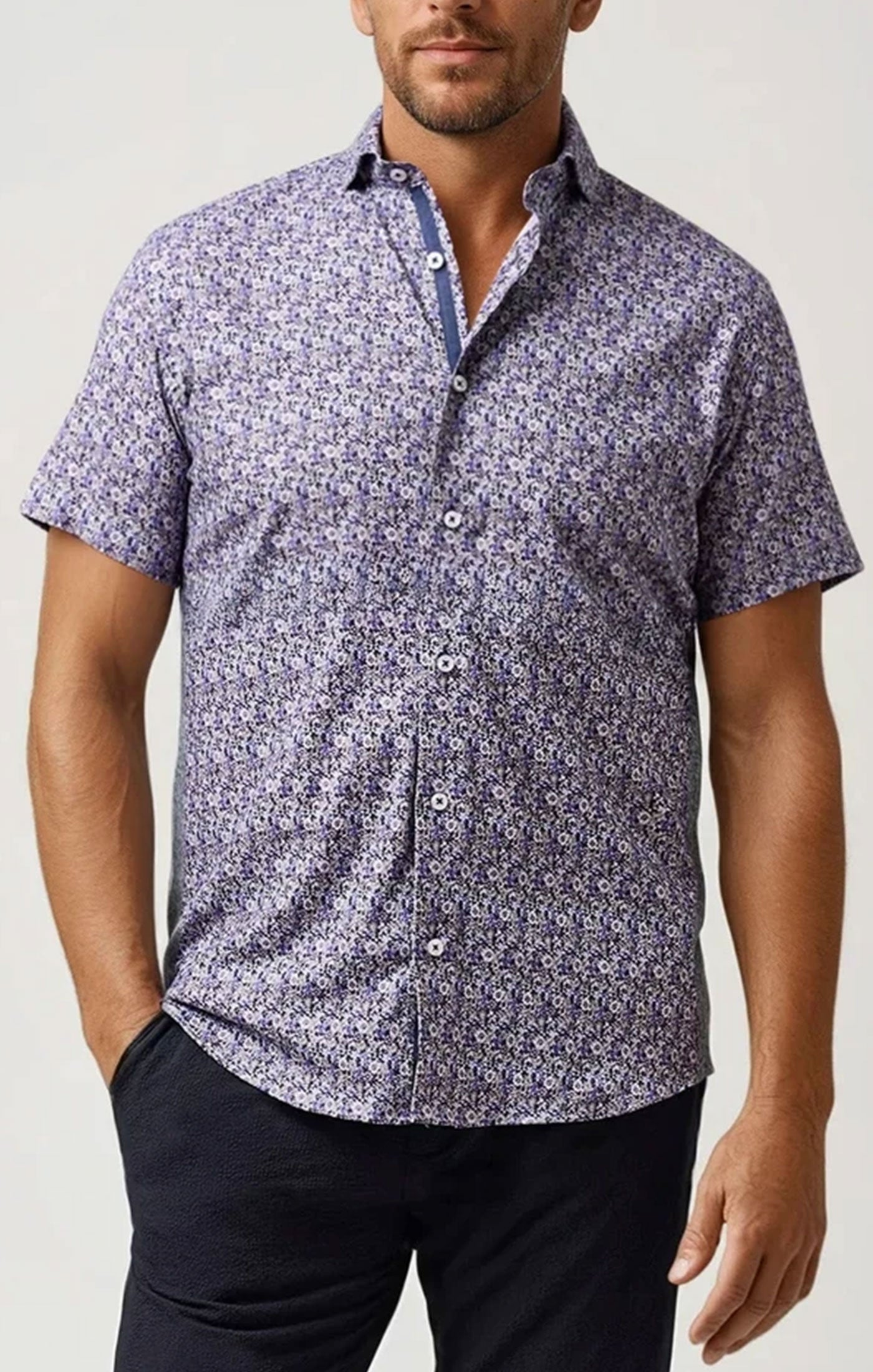 NOVA - Purple Floral Meadow Print