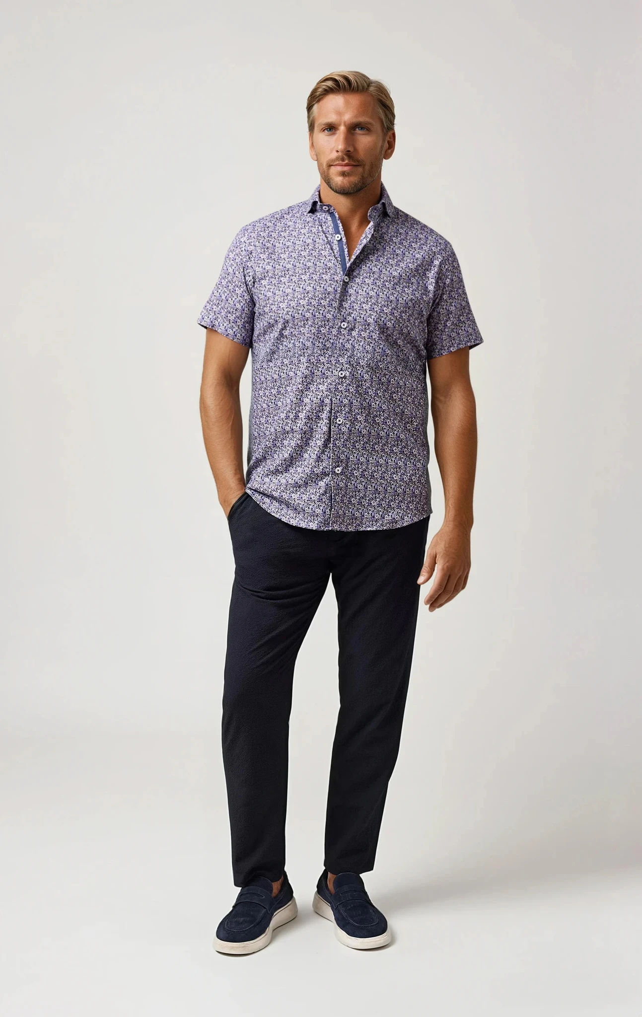 NOVA - Purple Floral Meadow Print