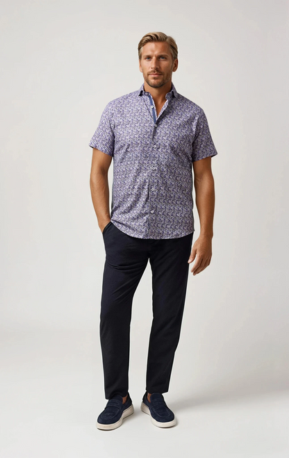 NOVA - Purple Floral Meadow Print