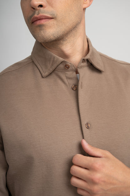 AERIS - Sand Peached Fleece Shirt