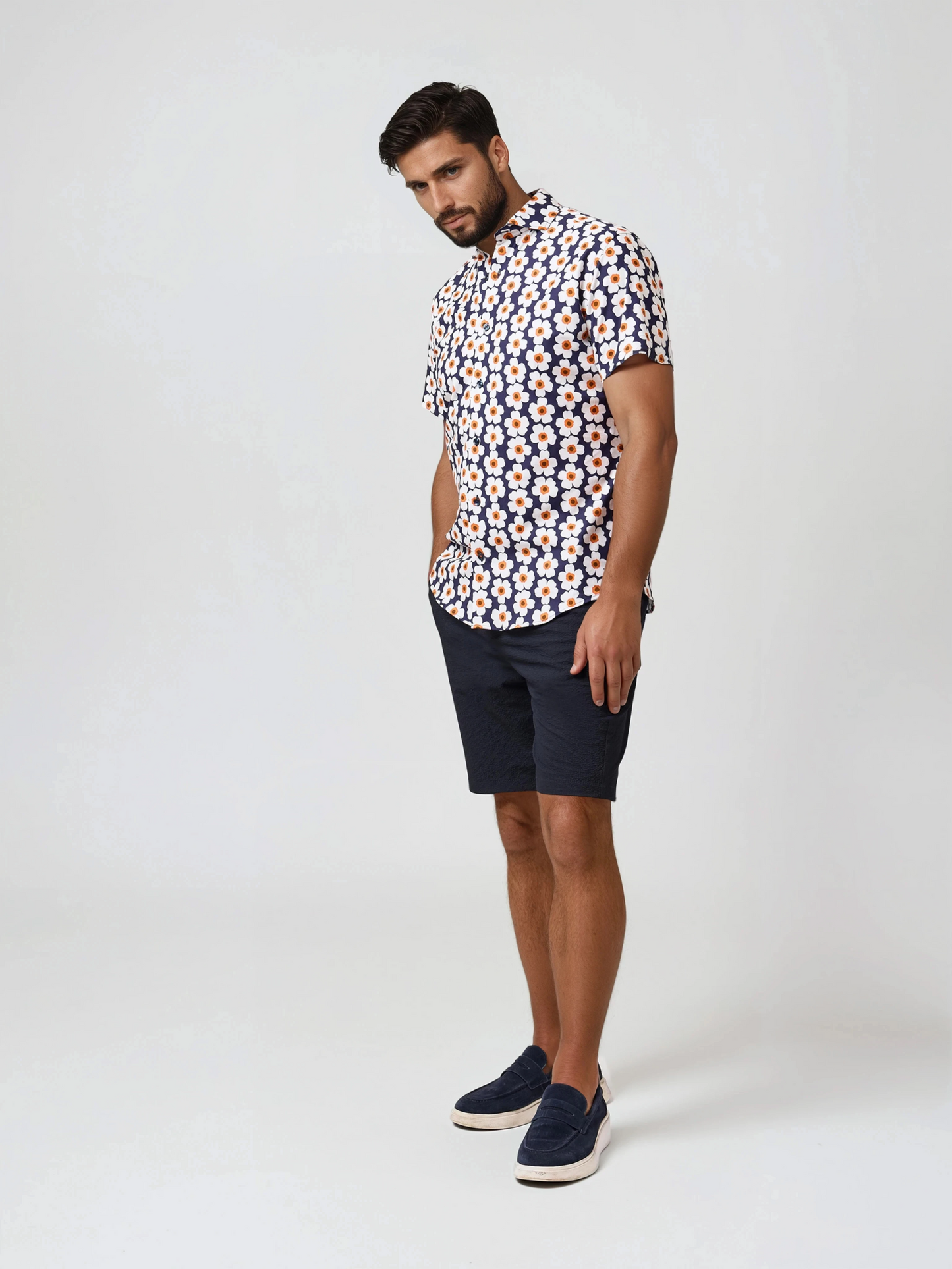NOVA - Navy Floral Beach Blossom