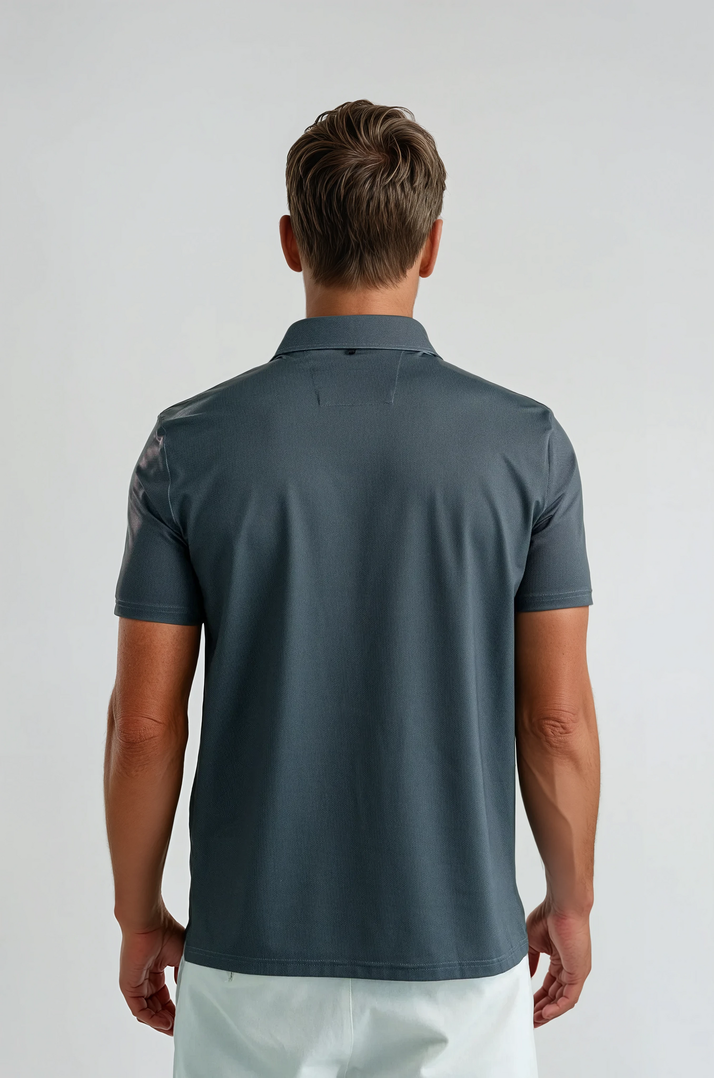 APEX  - Black Birdseye Polo
