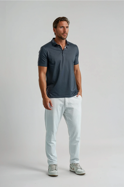 APEX  - Black Birdseye Polo