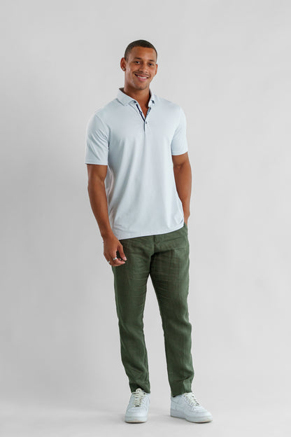 APEX  - White Birdseye Polo