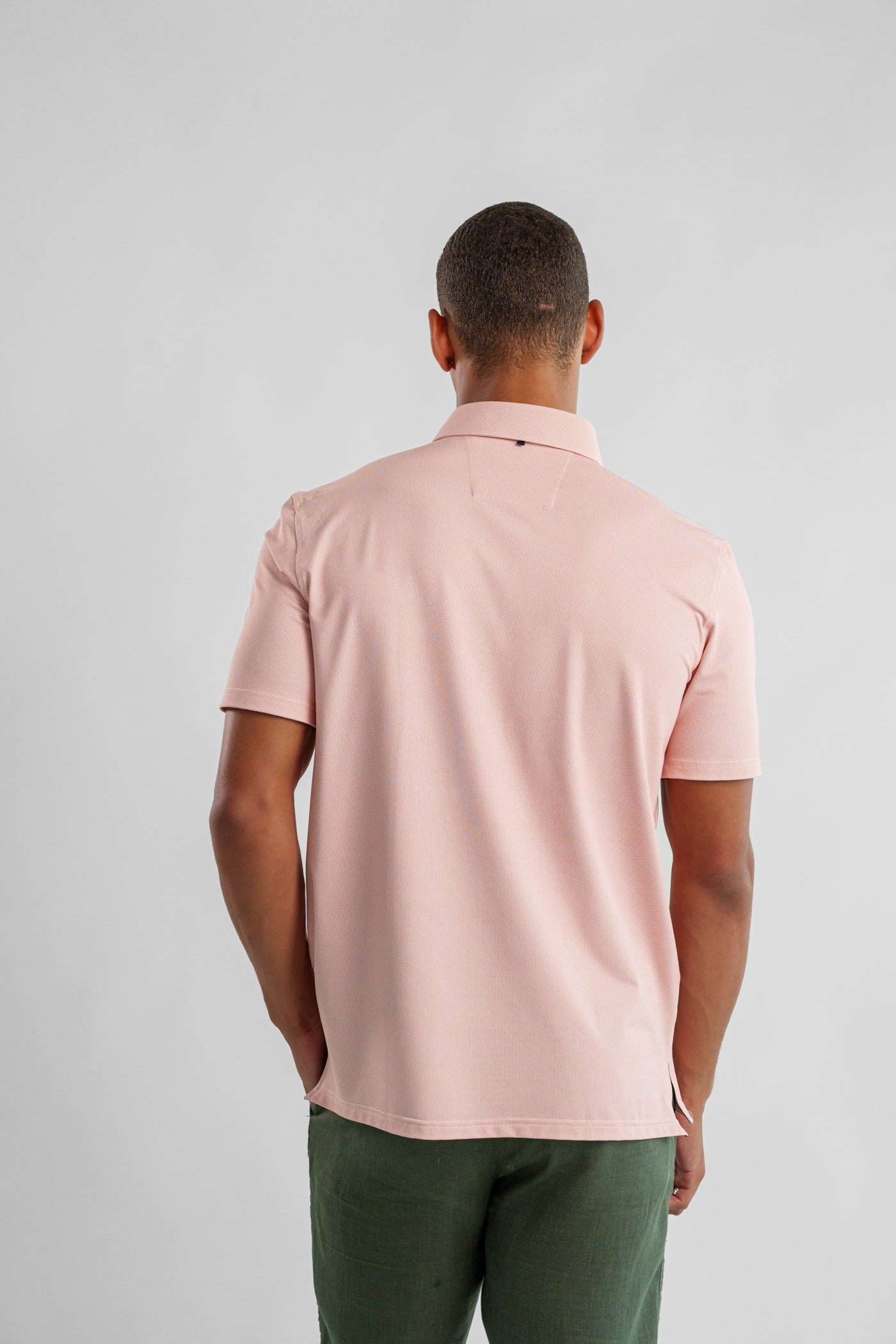 APEX  - Copper Birdseye Polo