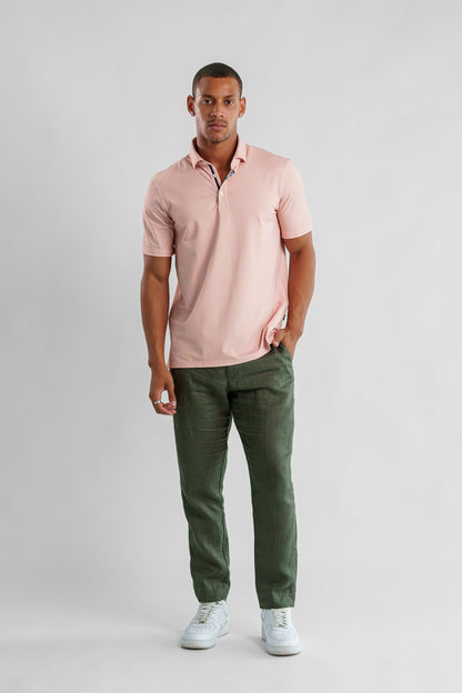 APEX  - Copper Birdseye Polo