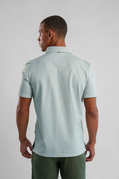 APEX  - Olive Birdseye Polo