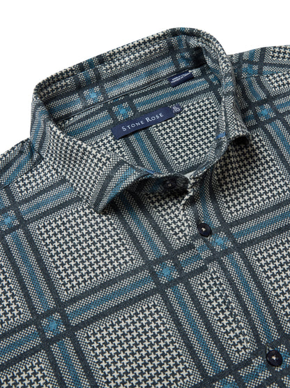 ROVER - Blue Clubhouse GlenCheck Shirt