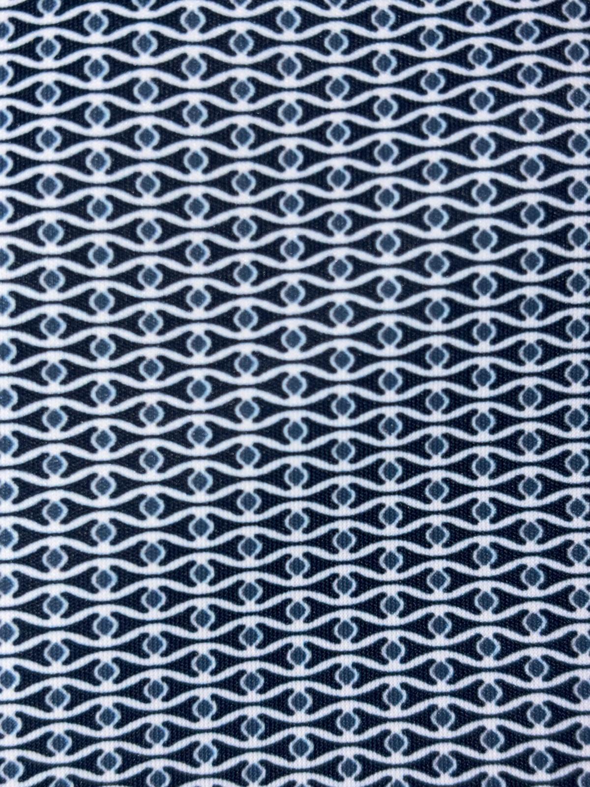 APEX - Dark Navy Clasp Geometric Shirt