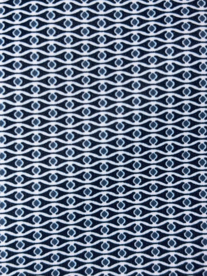 APEX - Dark Navy Clasp Geometric Shirt