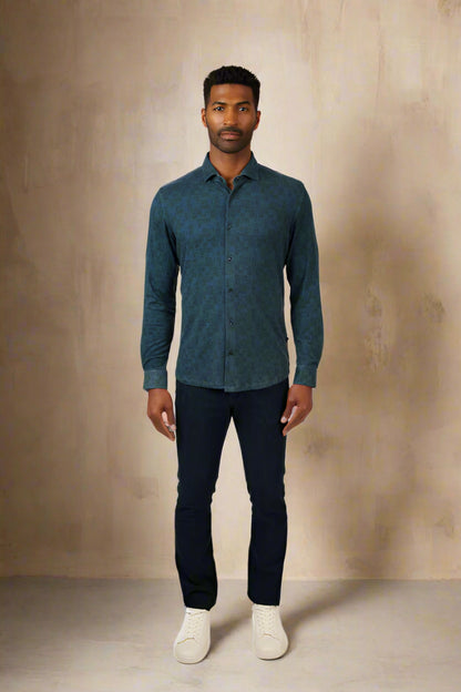 ROVER - Dark Navy Country Weave Shirt