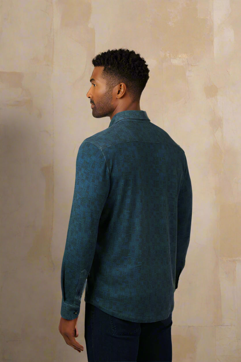 ROVER - Dark Navy Country Weave Shirt