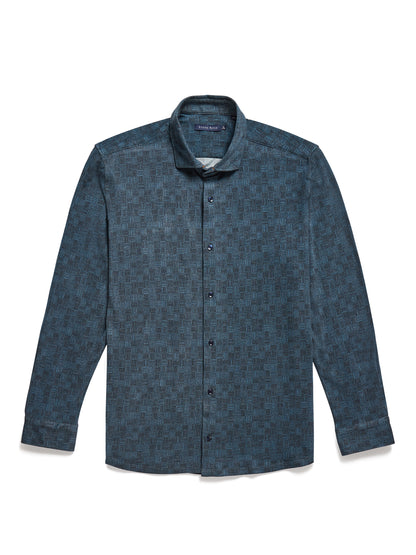 ROVER - Dark Navy Country Weave Shirt