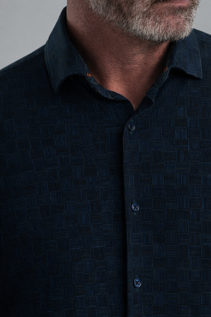 ROVER - Dark Navy Country Weave Shirt