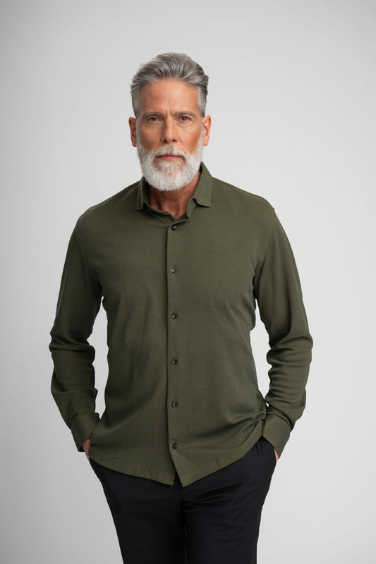 ORIGIN - Olive Long Sleeve Shirt