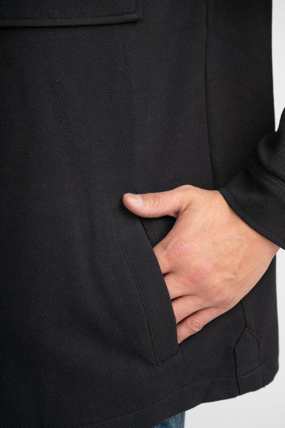 STUDIO - Black Stretch Twill Jacket